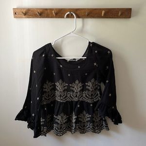 American Eagle Embroidered Shirt